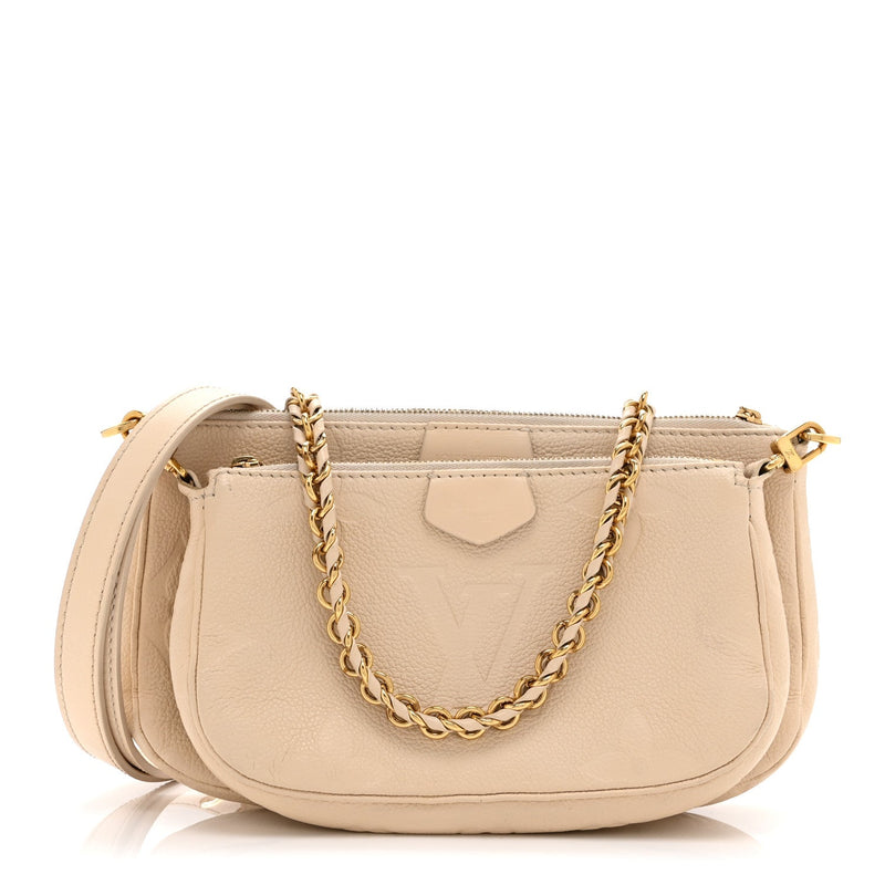 Empreinte Monogram Giant Multi Pochette Accessories  Cream