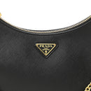 Saffiano Lux Re-Edition 2005 Shoulder Bag Black