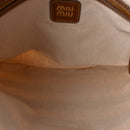 Canvas Calfskin Striped Ivy  Cacao Naturale