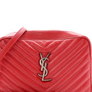 Calfskin Matelasse Monogram Lou Camera Bag Red