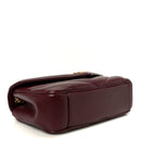 Lambskin Chevron Quilted Small LouLou Rouge Cabernet