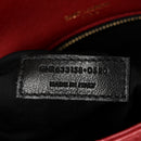 Lambskin Matelasse Monogram Medium Niki Chain Satchel Rouge Legion