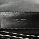 Calfskin Y Quilted Monogram Small Loulou Chain Satchel Black