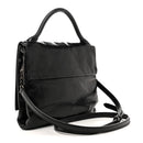 Vitello Shine Crystal Shoulder Bag Black