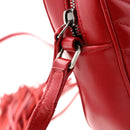 Calfskin Matelasse Monogram Lou Camera Bag Red