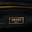 Saffiano Small Galleria Double Zip Tote Black