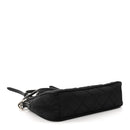 Nylon Tessuto Impuntu Quilted Crossbody Bag Black