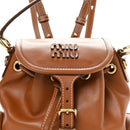 Soft Calfskin Medium Backpack Cognac