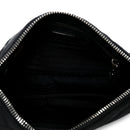 Nylon Tessuto Impuntu Quilted Crossbody Bag Black