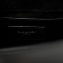 Patent Small Monogram Kate Satchel Black