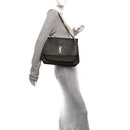 Grained Lambskin Monogram Large Niki Chain Satchel Light Musk