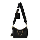 Saffiano Lux Re-Edition 2005 Shoulder Bag Black