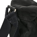Nylon Vela Mini Cinch Backpack Black