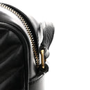 Calfskin Matelasse Monogram Lou Camera Bag Black