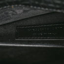 Calfskin Crocodile Embossed Medium Monochrome Monogram Sunset Black