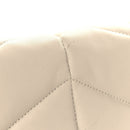 Lambskin Quilted Small Loulou Puffer Monogram Chain Satchel Blanc Vintage