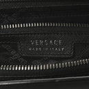 Saffiano Medusa Top Handle Briefcase Black