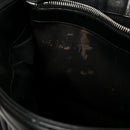 Calfskin Y Quilted Monogram Medium Loulou Chain Satchel Black