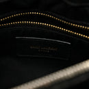 Calfskin Y Quilted Monogram Medium Loulou Chain Satchel Black