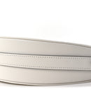 Soft Calfskin Arque Shoulder Bag White