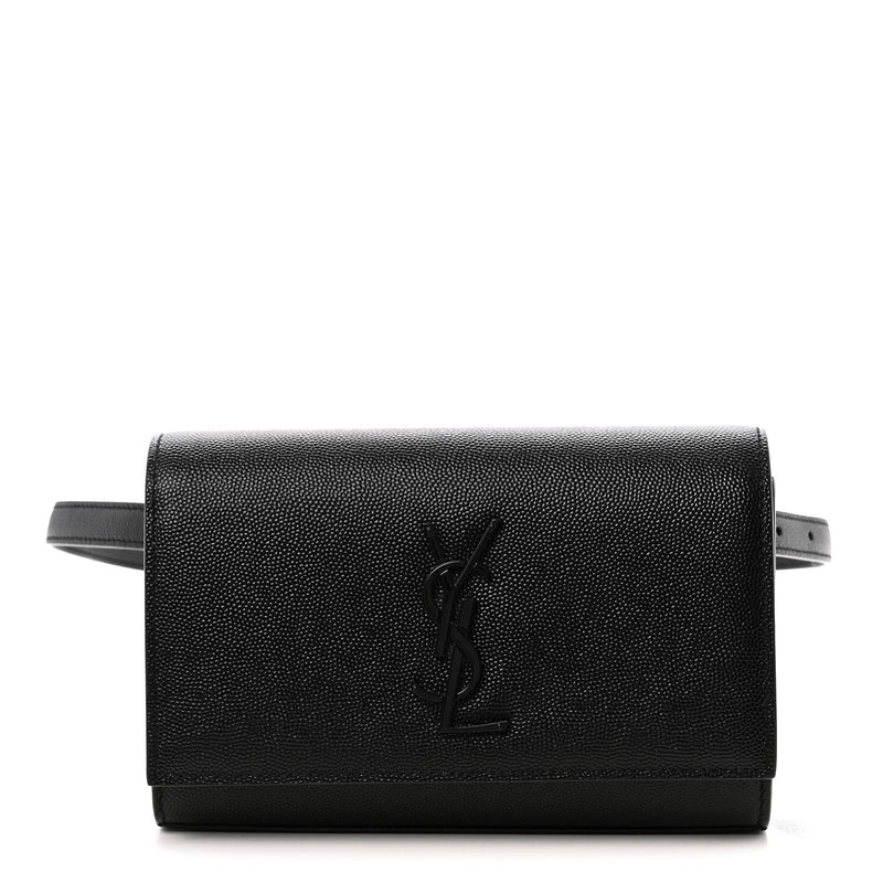 Grain De Poudre Monogram Kate Belt Bag Black