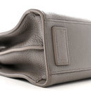 Grained Calfskin Nano Supple Sac De Jour Fog