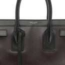 Calfskin Bi-Color Small Sac De Jour Burgundy Black