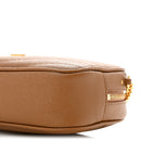 Grain De Poudre Matelasse Monogram Mini Lou Camera Bag Dark Natural