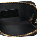 Nappa La Medusa Studded Zip Pouch Card Holder Black