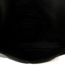 Lambskin Quilted Monogram Monochrome Medium Loulou Puffer Chain Satchel Black