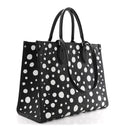 Monogram Kusama Dots Onthego MM Black White