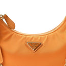 Re-Nylon Saffiano Re-Edition 2005 Shoulder Bag Amber