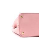 Saffiano Cuir Medium Double Bag Cammeo Rosa