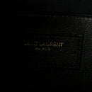 Crinkled Calfskin Matelasse Monogram Baby Niki Chain Satchel Black