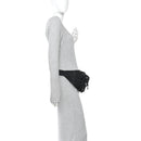 Tessuto Nylon Montagna Belt Bag Black
