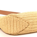 Yarn Raffia Effect Crochet Large Aimée Shoulder Bag Natural