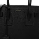 Grained Calfskin Small Sac De Jour Black