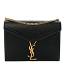 Grain De Poudre Monogram Cassandra Clasp Bag Black Rouge Legion