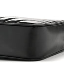 Calfskin Matelasse Monogram Lou Camera Bag Black