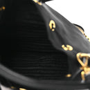Saffiano Tessuto Nylon Mini Bucket Crossbody Bag Black