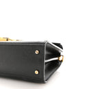 Grain de Poudre Mini Classic Monogram Cassandra Top Handle Black
