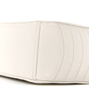 Soft Calfskin Diagramme Camera Bag White