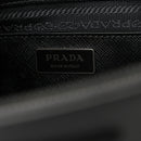 Saffiano Lux Monochrome Large Galleria Double Zip Tote Black