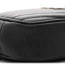 Grain De Poudre Matelasse Monogram Mini Lou Camera Bag Black