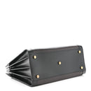 Calfskin Bi-Color Small Sac De Jour Burgundy Black