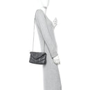 Lambskin Quilted Toy Loulou Puffer Monogram Chain Satchel Fog