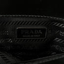 Spazzolato Mini Re-Edition 1995 Double Handle Handbag Black
