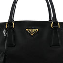 Saffiano Lux Extra Large Galleria Double Zip Tote Black