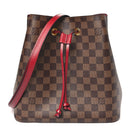 Damier Ebene Neonoe MM  Cherry Berry