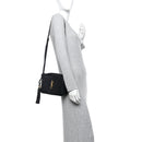 Calfskin Matelasse Monogram Lou Camera Bag Black
